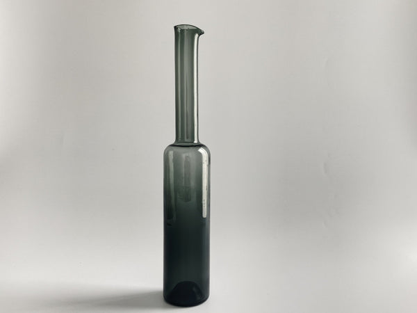 Nanny Still vase bottle black-grey Riihimäen Lasi Oy
