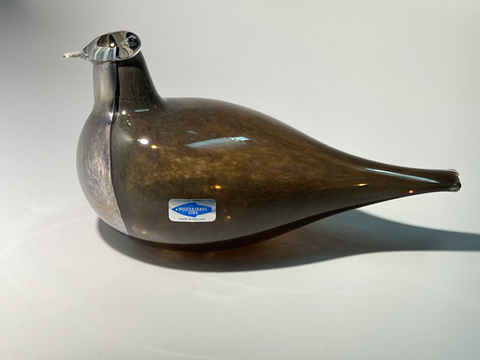 Snipe version bird by Oiva Toikka Nuutajärvi design Iittala