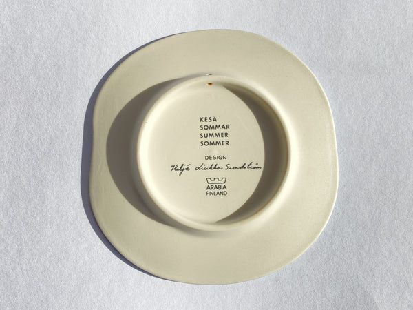 Heljä Liukko-Sundström - Wall Plate Winter, Spring, Summer, Autumn by Arabia 1985