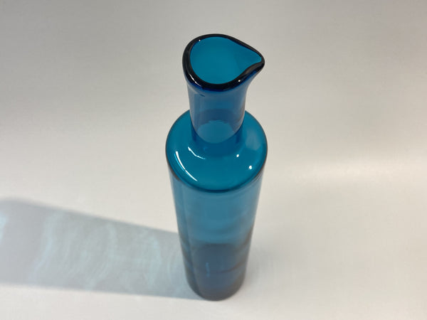 Nanny Still vase bottle turquoise Riihimäen Lasi Oy