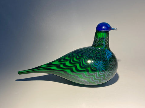 Oiva Toikka bird Viitakana 1993-1998 Nuutajärvi Finland Iittala
