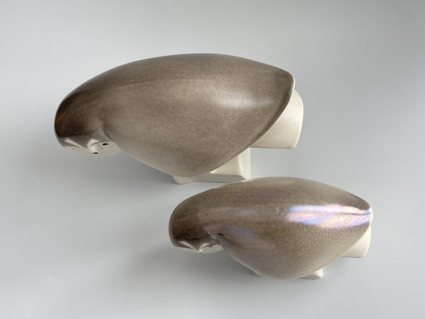 Ceramic figurine for WWF design by Lillemor Mannerheim-Klingspor, Arabia -80:s