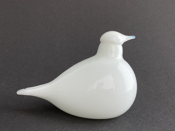 White Sinisukka type of bird by Oiva Toikka Nuutajärvi RARE special variant