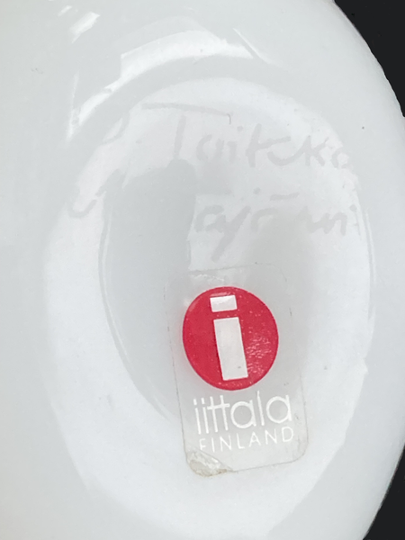 White Sinisukka type of bird by Oiva Toikka Nuutajärvi RARE special variant