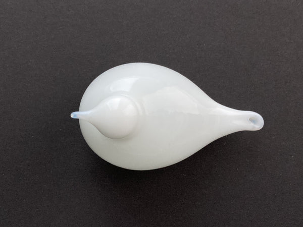 White Sinisukka type of bird by Oiva Toikka Nuutajärvi RARE special variant