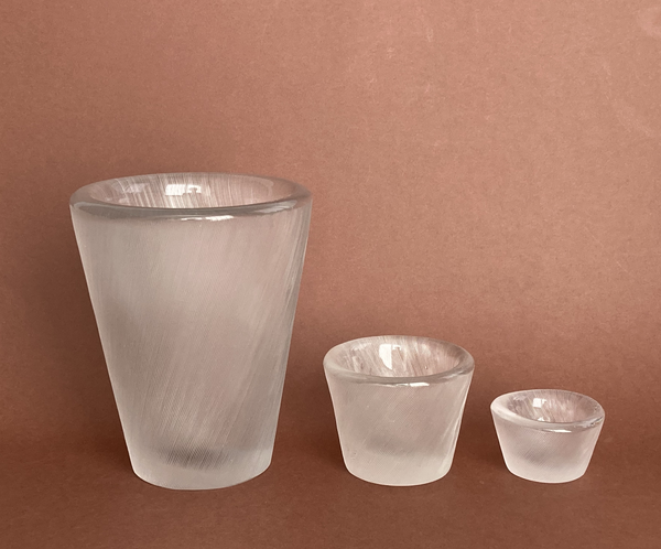 Tapio Wirkkala - Comb polished vase 3535 from 1955 Iittala Finland