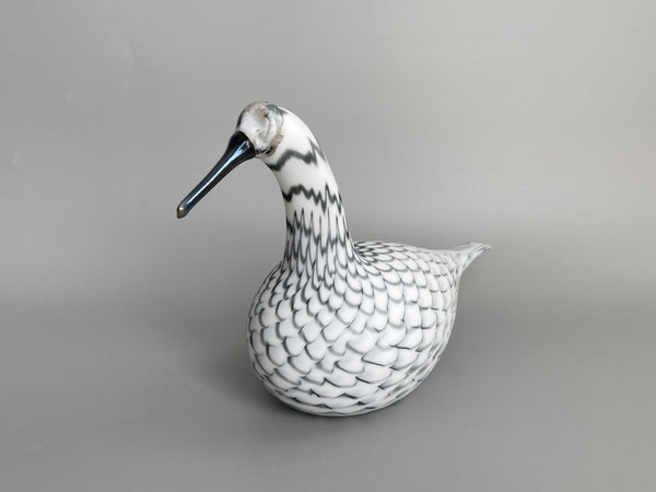 grey Whooper Swan - harmaa Karjalan Laulujoutsen Oiva Toikka Nuutajärvi UNSIGNED