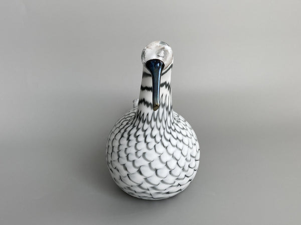 grey Whooper Swan - harmaa Karjalan Laulujoutsen Oiva Toikka Nuutajärvi UNSIGNED