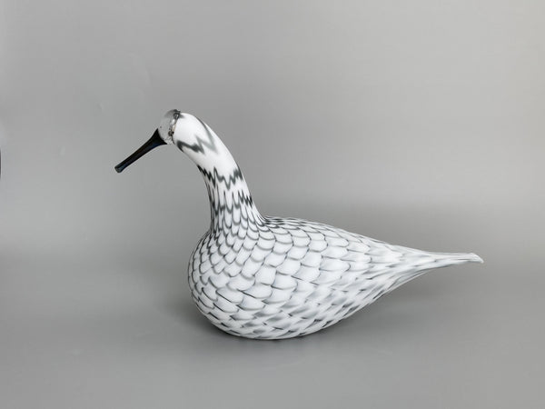 grey Whooper Swan - harmaa Karjalan Laulujoutsen Oiva Toikka Nuutajärvi UNSIGNED