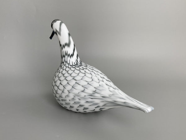 grey Whooper Swan - harmaa Karjalan Laulujoutsen Oiva Toikka Nuutajärvi UNSIGNED