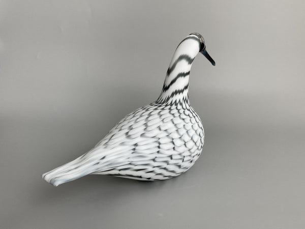 grey Whooper Swan - harmaa Karjalan Laulujoutsen Oiva Toikka Nuutajärvi UNSIGNED