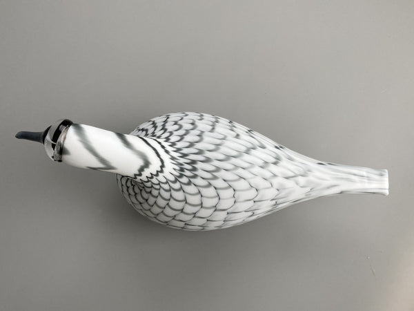 grey Whooper Swan - harmaa Karjalan Laulujoutsen Oiva Toikka Nuutajärvi UNSIGNED