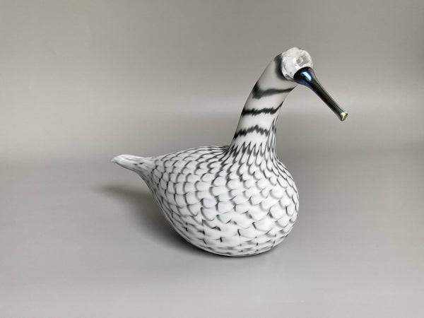 grey Whooper Swan - harmaa Karjalan Laulujoutsen Oiva Toikka Nuutajärvi UNSIGNED