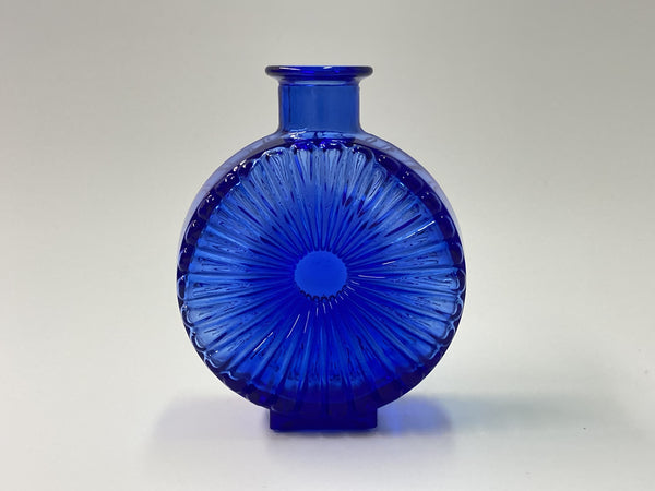 Helena Tynell - Sun Bottle cobalt blue 1/4 Riihimäen Lasi 1964-1974