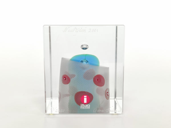Annual Cube 2001 - Oiva Toikka Cubes Nuutajärvi Finland (In box)