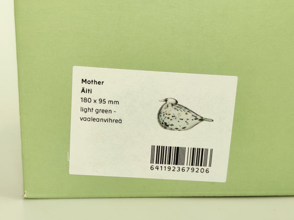 Mother light green - Äiti vaaleanvihreä - Oiva Toikka Iittala (NEW)