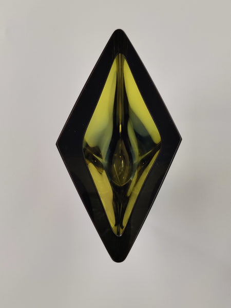 Kaj Franck - Prisma KF 215 in yellow-blue-clear 21cm