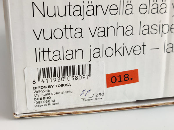 Valkyrie - Valkyyria - My Iittala Special bird number 11/250 - Oiva Toikka (in box)