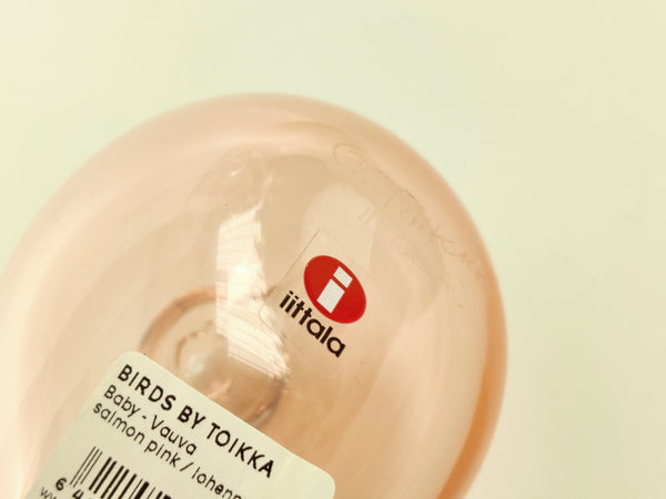 Baby salmon pink - Vauva lohenpunainen - Oiva Toikka Iittala (NEW)