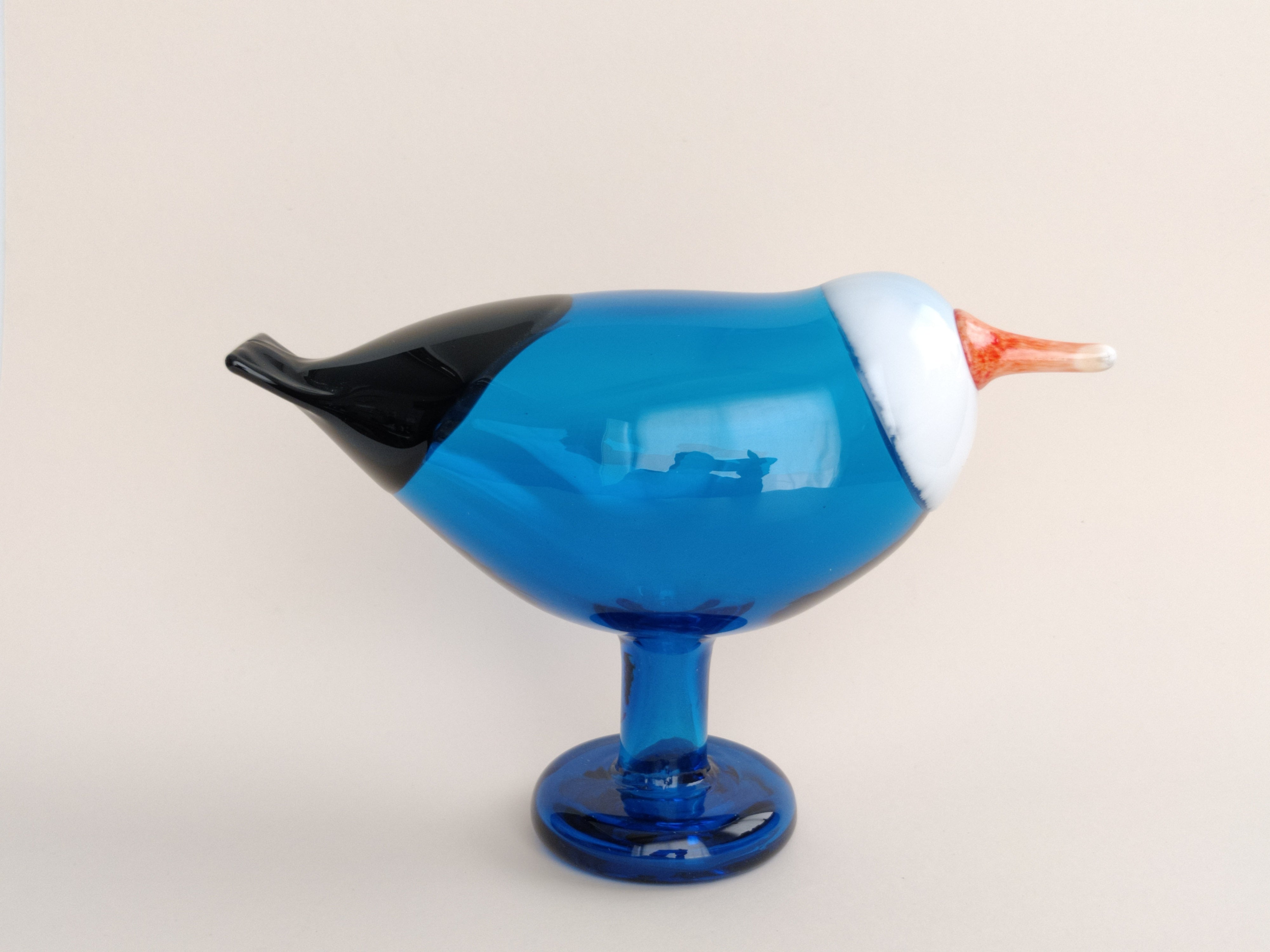 ガラス vintage sieppo/ Oiva Toikka iittala Finland OIVA TOIKKA Sieppo clear x orange CATCHER