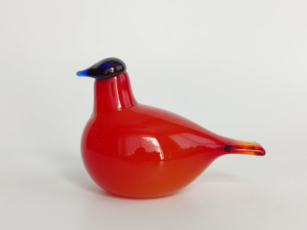 EU Bird Red - Oiva Toikka Nuutajärvi II)