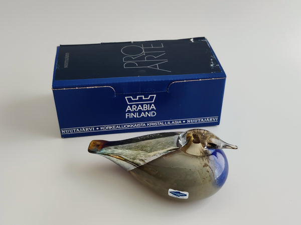 Bird Small for Turun Sanomat 1986 by Oiva Toikka Nuutajärvi RARE (In box)