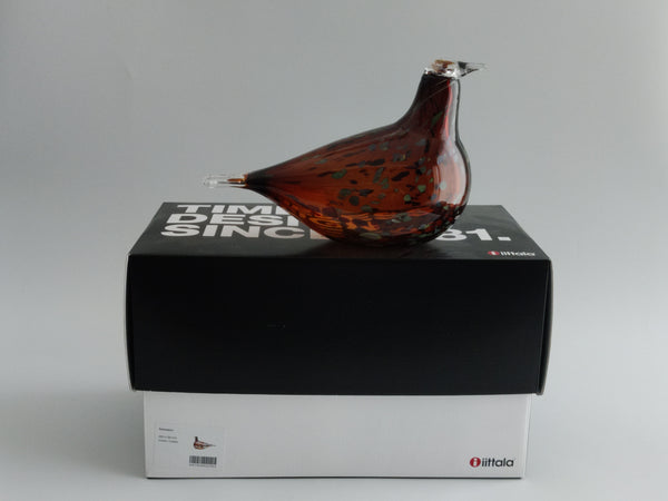 Pekkasiini Brown Oiva Toikka Birds Iittala Finland (NEW)
