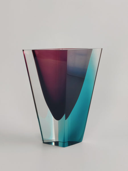 Kaj Franck - Prisma KF215 lilac-blue-clear 1962 vintage