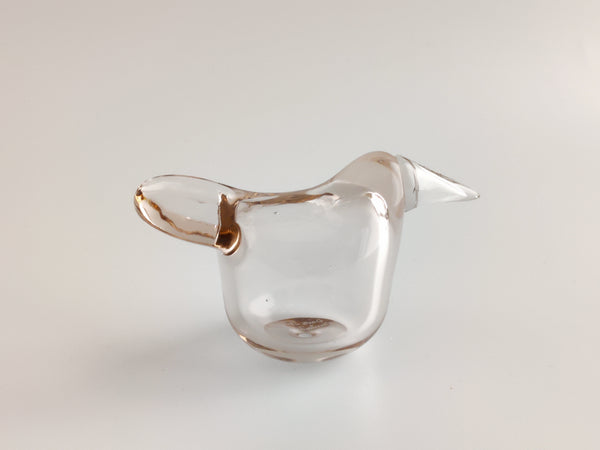 Flycatcher - Sieppo 1970s vintage - linen - Oiva Toikka Nuutajärvi