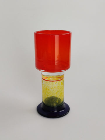 nuutajarvi　kaj franck　（arabia iittalla） Kaj Franck KF486 red Trophy - Pokaali signed Art Glass Finland