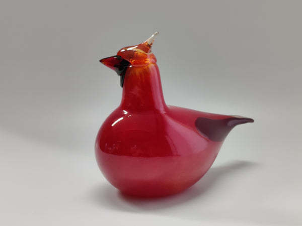 Red Cardinal - Kardinaali - Oiva Toikka Nuutajärvi