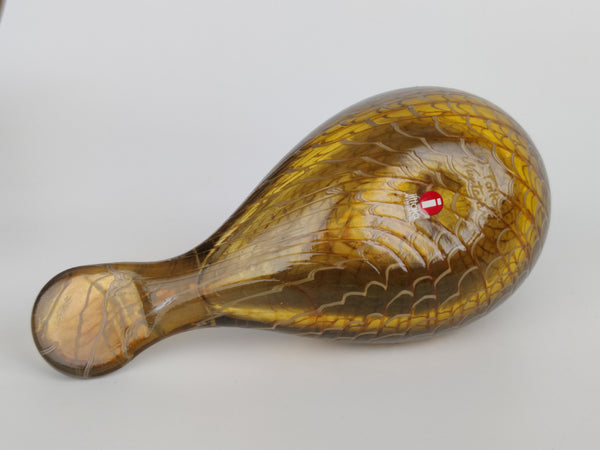 Karelian Golden Cuckoo - Karjalan Kultakäkönen - Oiva Toikka 1997 Nuutajärvi