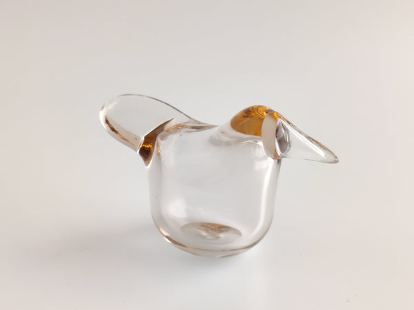 Flycatcher - Sieppo 1970s vintage - linen - Oiva Toikka Nuutajärvi