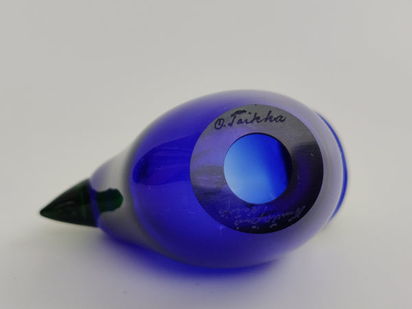 Flycatcher Blue vintage - Oiva Toikka Nuutajärvi
