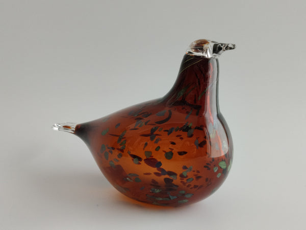 Pekkasiini Brown Oiva Toikka Birds Iittala Finland (NEW)