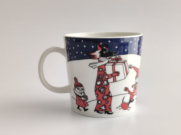 Christmas Greetings Moomin Mug 1997-2002 Arabia Finland