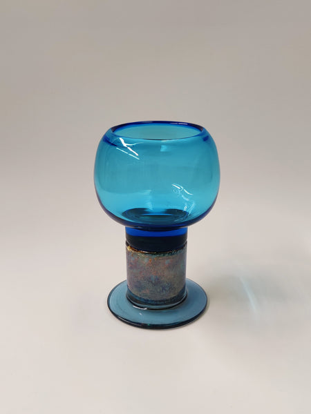 Kaj Franck KF 539 light blue Trophy Goblet - Pokaali - Nuutajärvi Notsjö 1968-1971