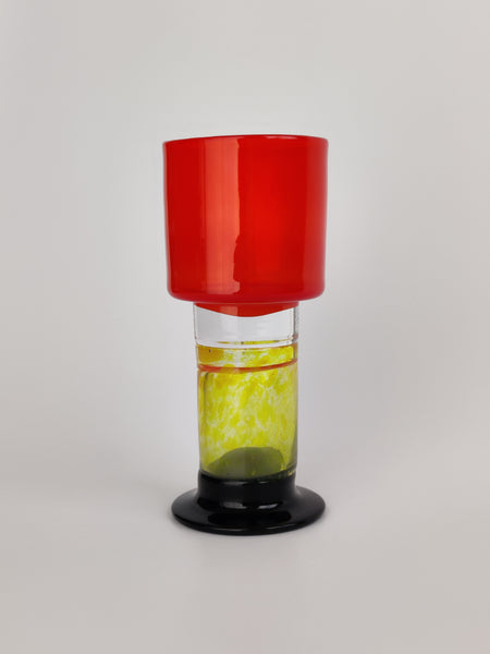 Kaj Franck - KF486 Trophy goblet red - Pokaali - Nuutajärvi Notsjö 1968-1971