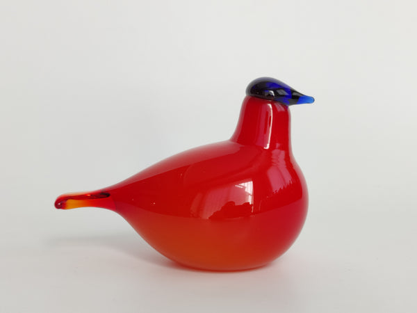 EU Bird Red - Oiva Toikka Nuutajärvi II)