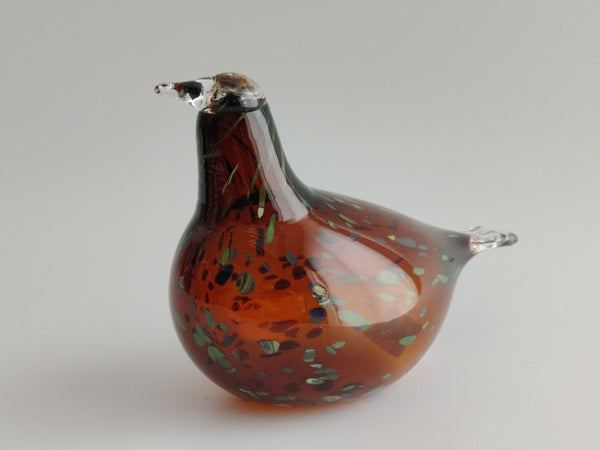 Pekkasiini Brown Oiva Toikka Birds Iittala Finland (NEW)