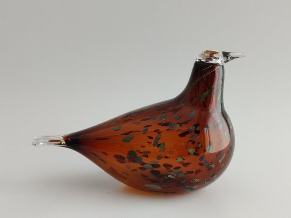 Pekkasiini Brown Oiva Toikka Birds Iittala Finland (NEW)