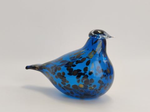 Carlson Blue Saphire Sapphire Oiva Toikka bird design Iittala
