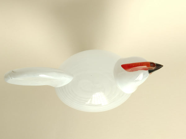 Kieku large vintage bird Oiva Toikka design glass Nuutajärvi (In