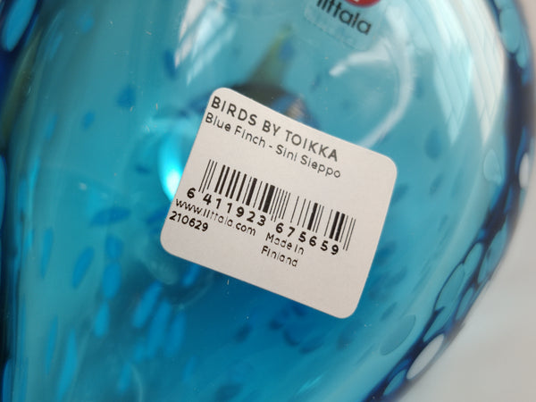 Blue Finch - Oiva Toikka - Sini Sieppo Iittala (NEW)