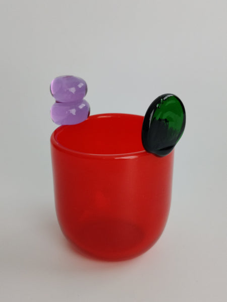Oiva Toikka - PomPom vase Nuutajärvi Finland 1970-1972