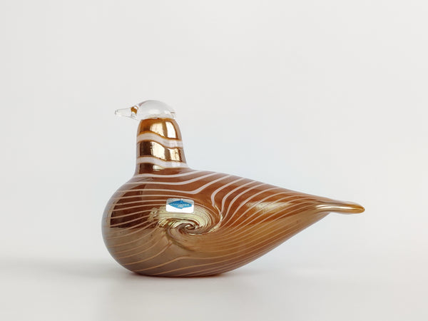 Special bird for OKK by Oiva Toikka Nuutajärvi -80's (VERY RARE)