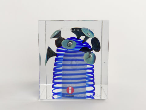 工芸品  oiva toikka Annual Cube 1991 Annual Cube Year 2019 Vuosikuutio Oiva Toikka Iittala Finland