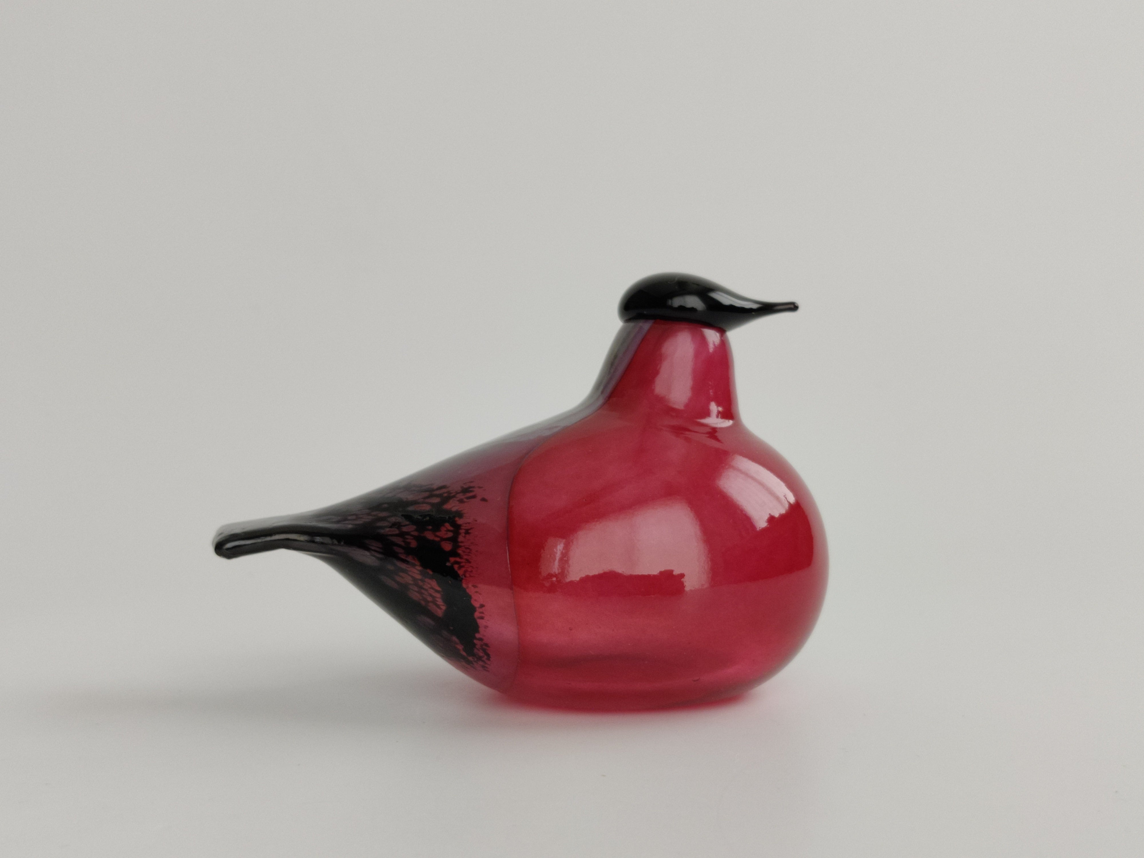工芸品 OIVA TOIKKA Rusotintti Stora Enso 2005 Rusotintti Special bird for Stora Enso Oiva Toikka Iittala