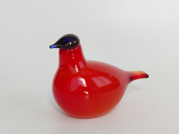 EU Bird Red - Oiva Toikka Nuutajärvi II)