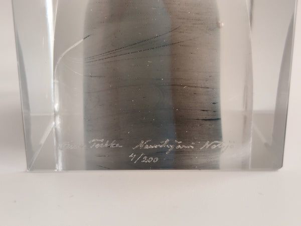 Special Cube for Unicef 4/200 - Oiva Toikka Nuutajärvi Finland RARE